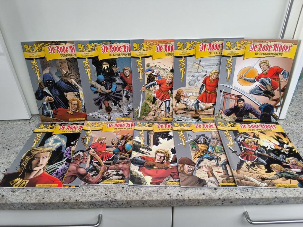 De rode ridder, Ophalen