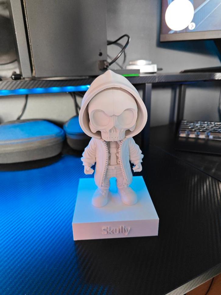 Skully 17cm – DIY figure om te schilderen | Uniek cadeau / d, Collections, Jouets miniatures, Neuf, Enlèvement ou Envoi