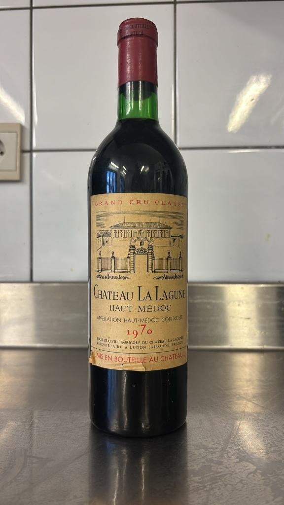 Vin millésimé Château La Lagune 1970, Collections, Rétro, Autres types, Enlèvement