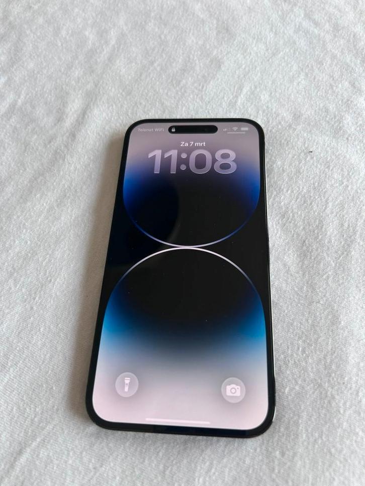 iphone 14 pro max, Telecommunicatie, Mobiele telefoons | Apple iPhone, Zo goed als nieuw, 256 GB, iPhone 14 Pro Max, Zwart, Ophalen of Verzenden