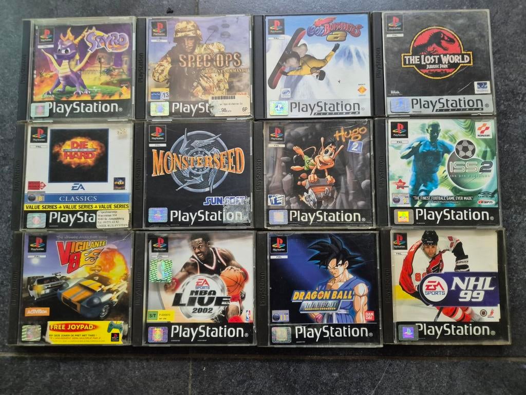 Lot Ps1 games, Games en Spelcomputers, Ophalen