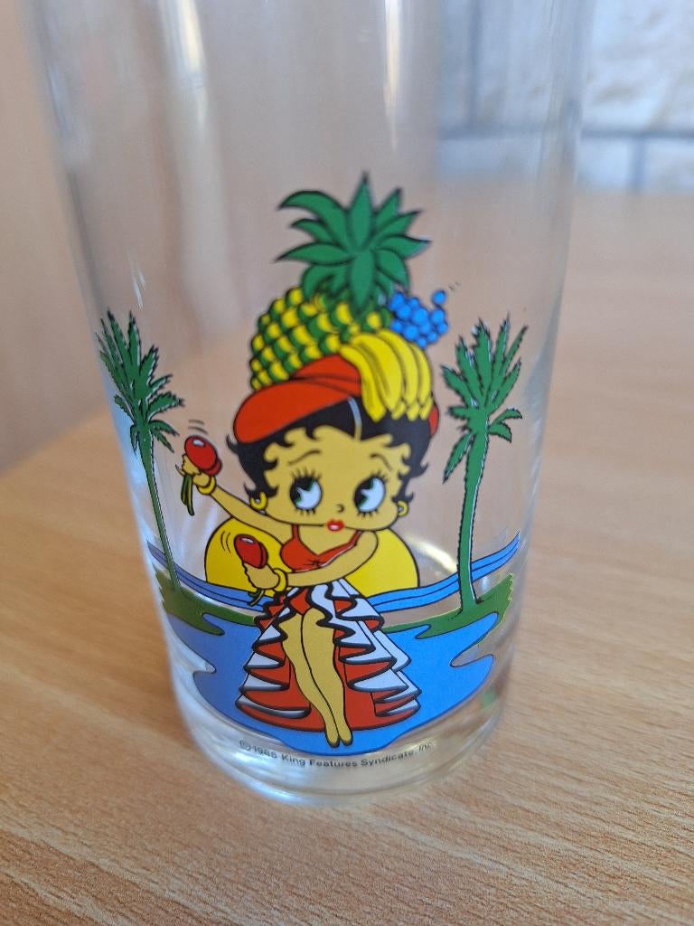Extrêmement rare ! cadre photo vintage Betty Boop avec Pugsley