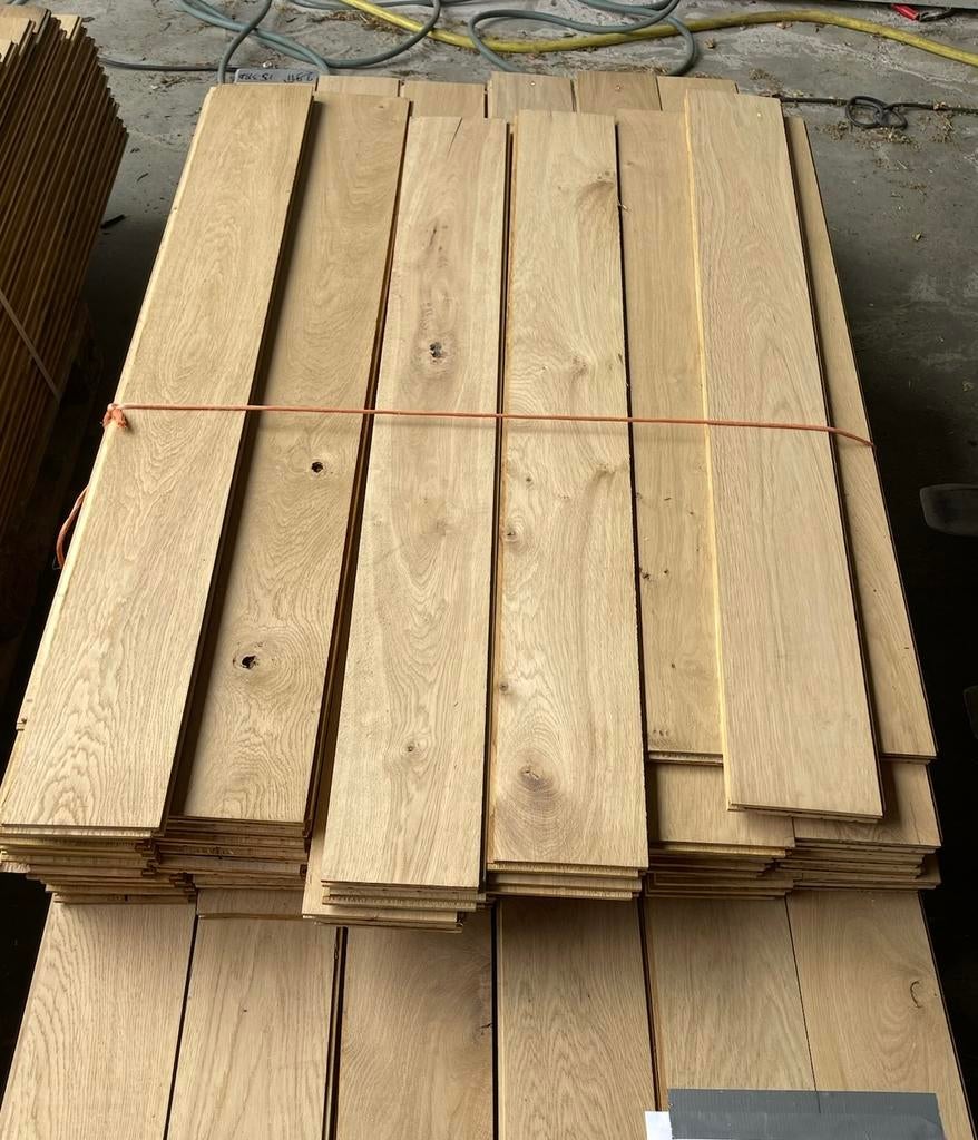 Ancien parquet français en chêne massif 31,5 m2, Enlèvement, Bois, Parquet