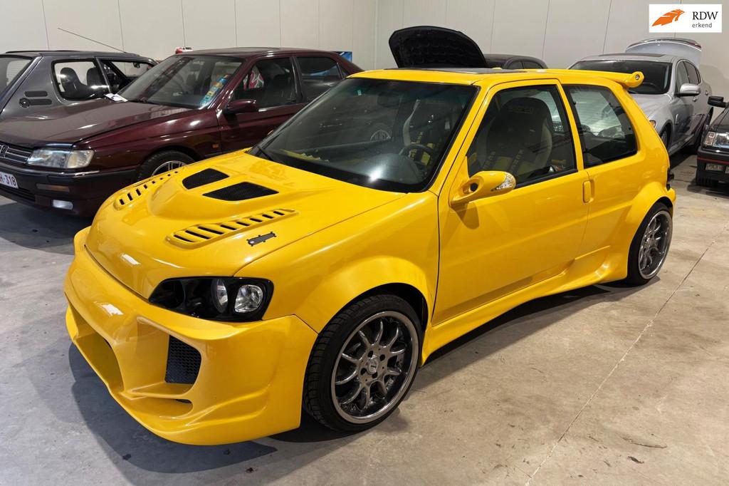 Peugeot 106 GTI widebody, 178PK DTA ECU THROTTLE BODIES NOS, Voorwielaandrijving, 400 kg, Leder, 118 pk