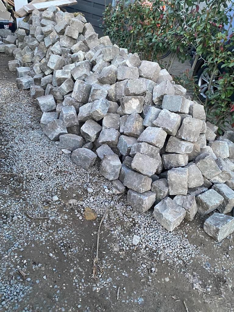 Kasseien, Tuin en Terras, Grind, Keien en Split, Zo goed als nieuw, Ophalen