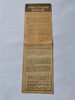 Luchtpamflet ANTI Waffen SS - ww2 geallieerd, Verzamelen, Ophalen of Verzenden