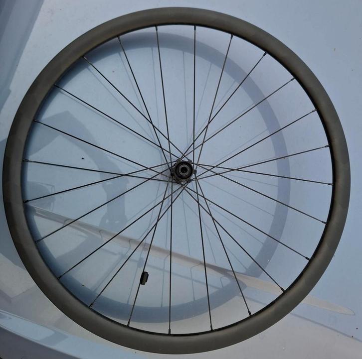 Carbon wielen disc, Fietsen en Brommers, Fietsonderdelen, Gebruikt, Wiel, Carbon, Gravelbike, Racefiets, Tijdrit-/triatlonfiets