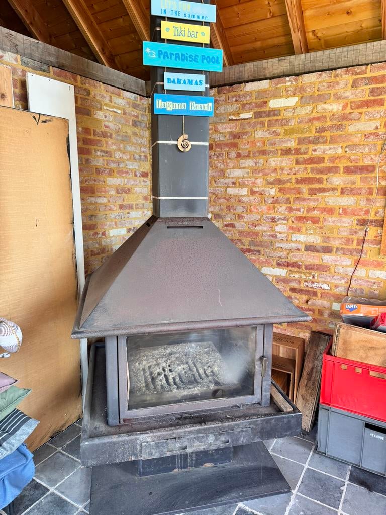 Open haard, Jardin & Terrasse, Foyers de jardin, Enlèvement, Comme neuf