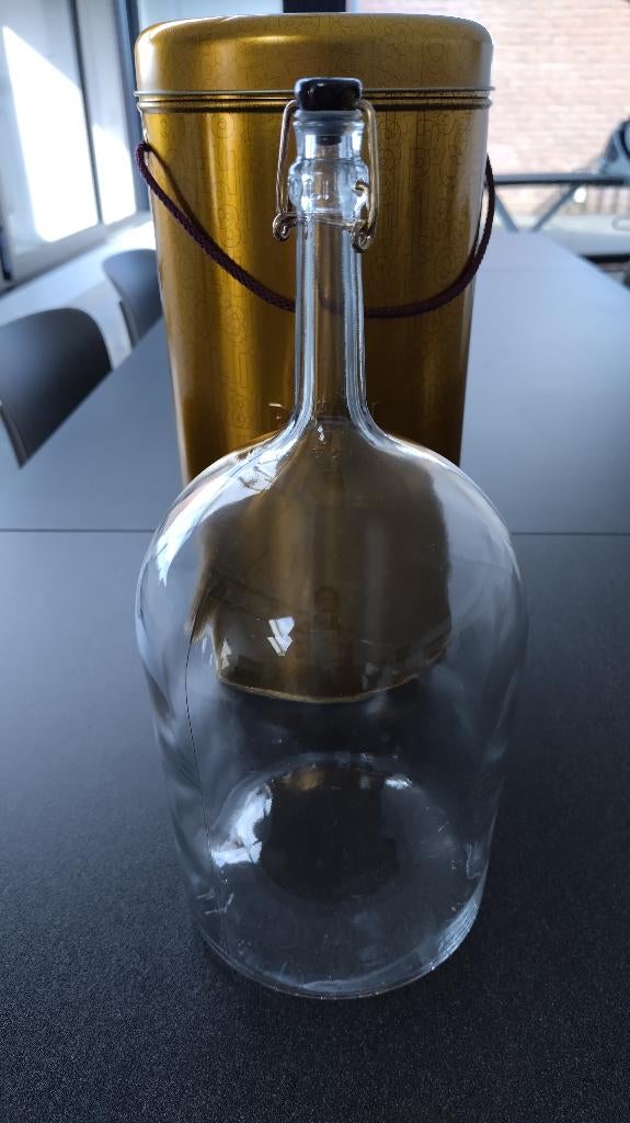 Bouteille 3 litres, Maison & Meubles, Verre, Utilisé, Autres styles, Enlèvement