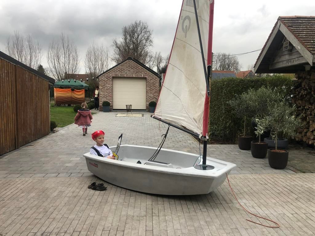 Zeilboot optimist, Watersport en Boten, Ophalen, Aluminium, Optimist