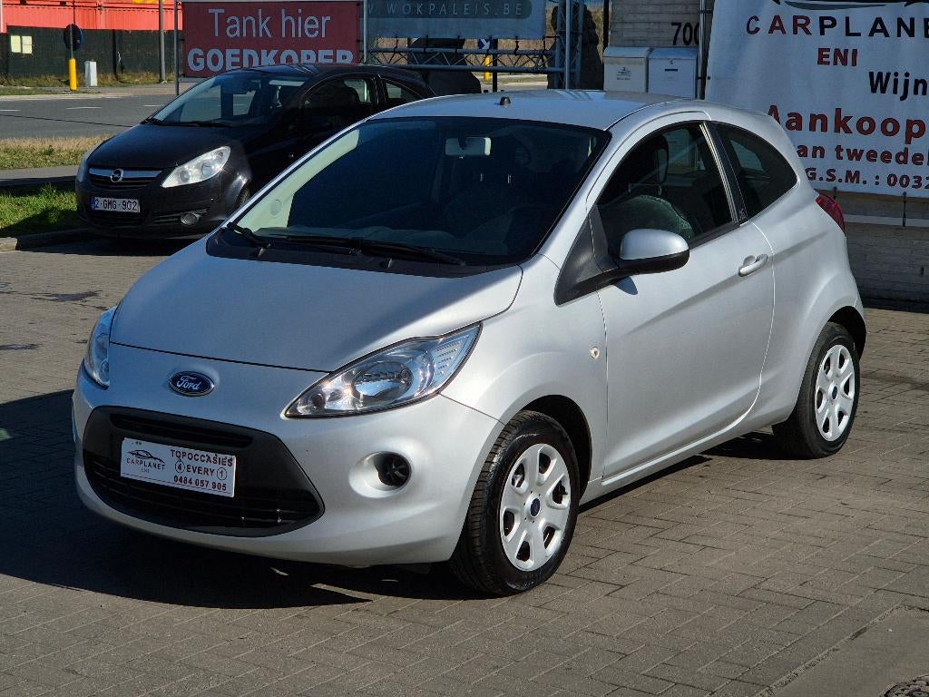 Ford Ka 1.2Benzine 2009 65.000km-AERCO AUX-GARANTIE KEURING, Auto's, Voorwielaandrijving, 4 zetels, Stof, 1242 cc