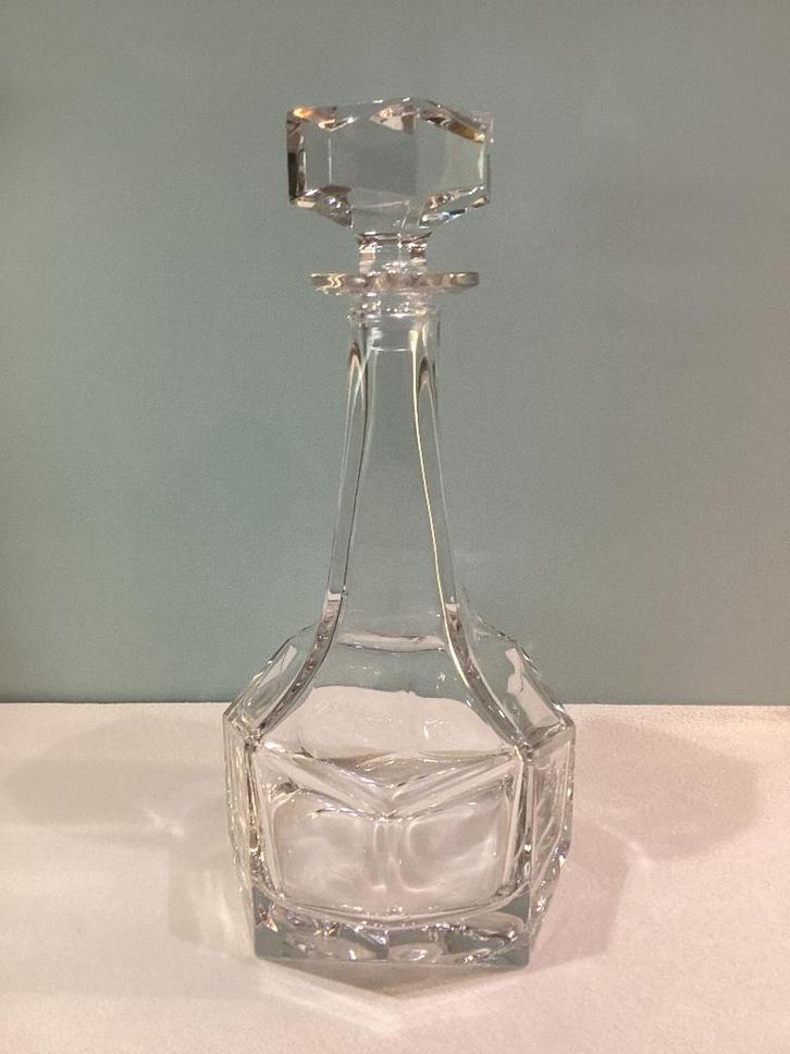 Zeshoekige karaf in kristal. 097/Ba., Antiek en Kunst, Antiek | Glaswerk en Kristal, Ophalen