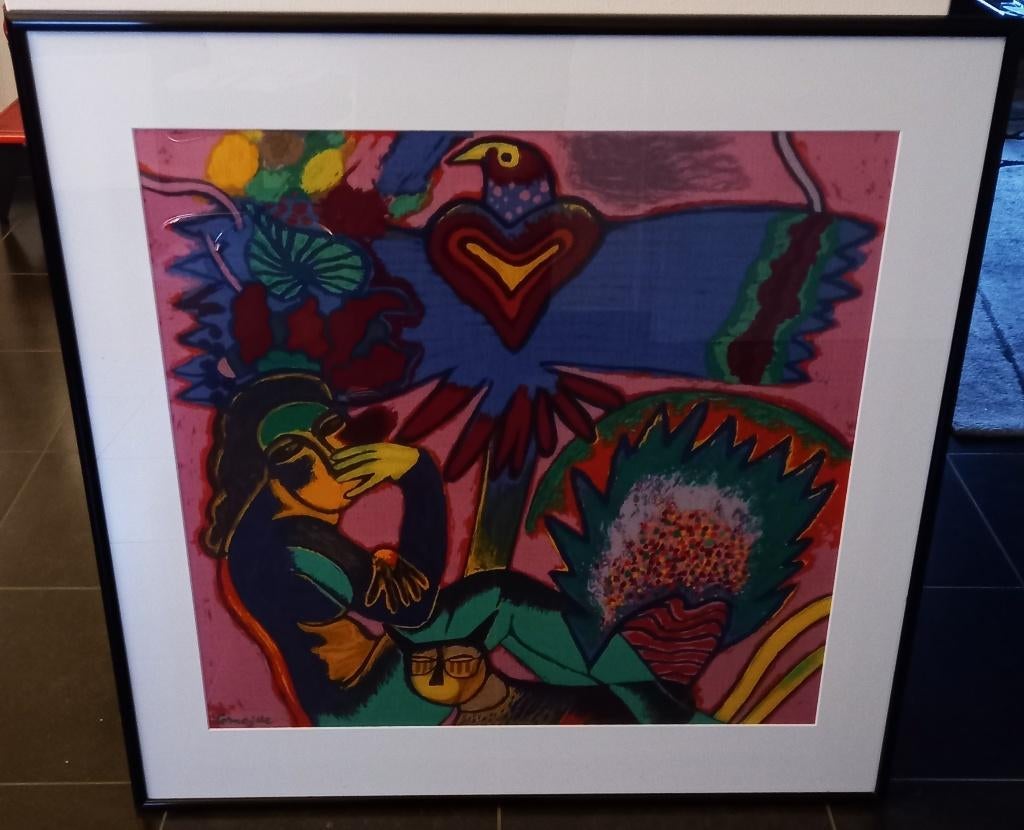 Corneille, 'Elle se donne a rêver', Antiek en Kunst, Kunst | Litho's en Zeefdrukken, Ophalen