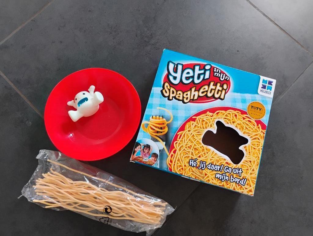 Gezelschapsspel Yeti spaghetti, Ophalen, Gebruikt