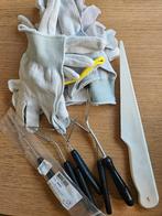 Pralineervork marsepeinmes en praline handschoenen, Ophalen, Gebruikt, Overige typen