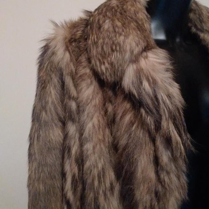 Prachtige vintage lange pels mantel, Kleding | Dames, Jassen | Winter, Zo goed als nieuw, Maat 38/40 (M), Bruin, Verzenden