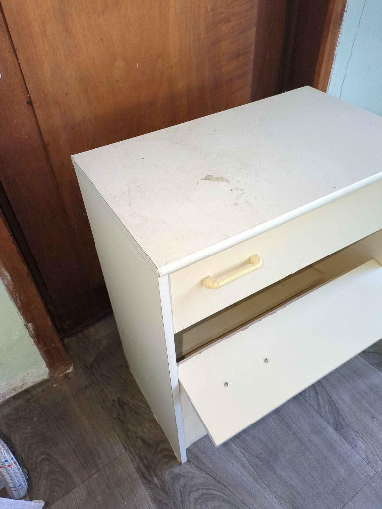 GRATIS schoenenkast – zelf ophalen, Ophalen, Gebruikt, Wit