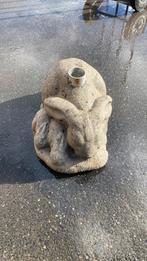 Betonnen parasolvoet konijn, Ophalen, Zo goed als nieuw, Parasolvoet