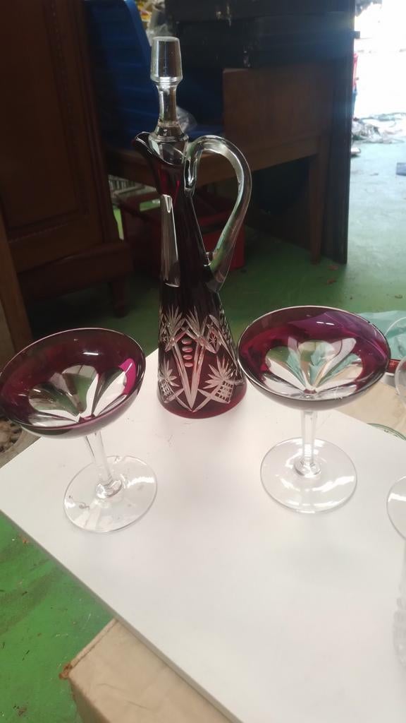 2 glazen en kruik speciaal, Ophalen