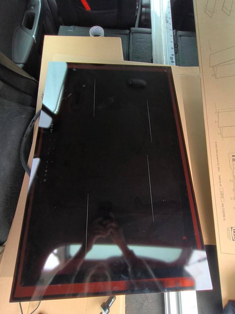 Etna inductie breed kookplaat KI680zt, Ophalen of Verzenden, Inductie