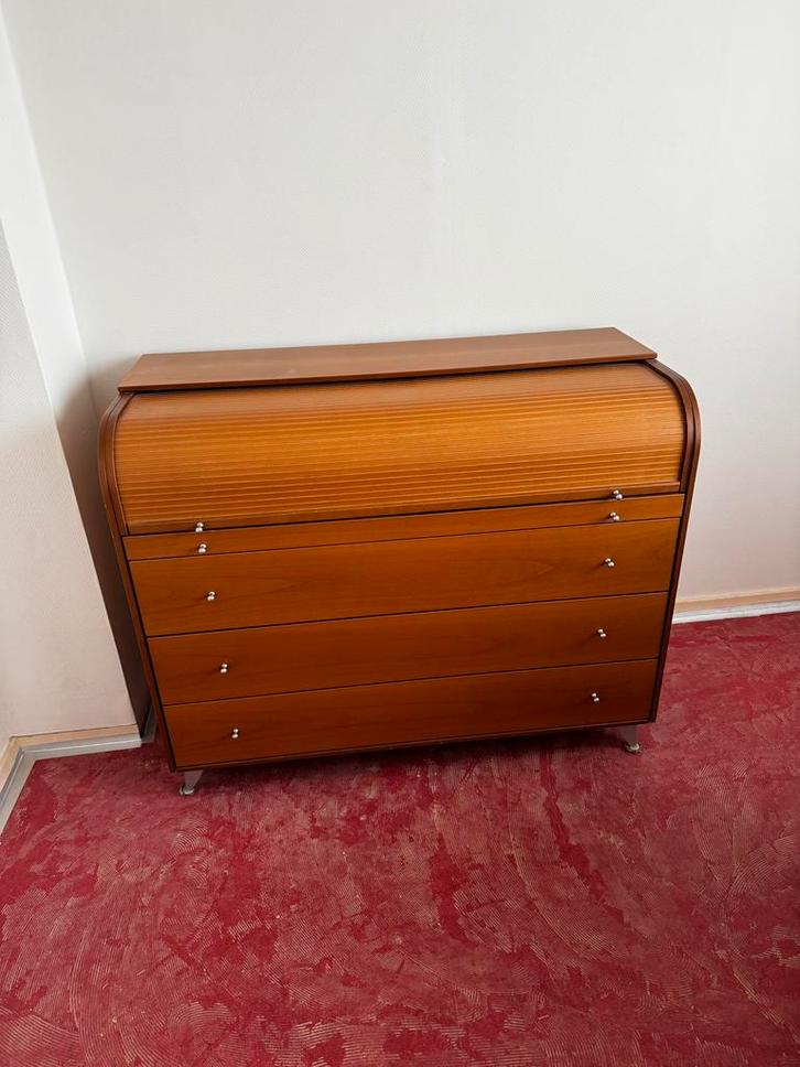 Erg mooie en zware secretaire in kersenhout fineer, Maison & Meubles, Armoires | Commodes, Comme neuf, Cerisier, Enlèvement