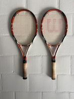 2 Wilson Tennis Rackets, Sport en Fitness, Ophalen, Gebruikt, Racket, Wilson