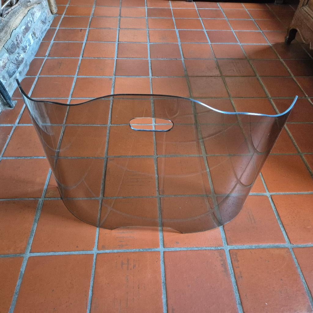 Pare feu en verre, Enlèvement, Comme neuf, Cheminée au bois