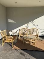 Set de jardin en rotin (1x2 places/2x1 place/1x table basse), Enlèvement, Utilisé, Banc droit, Osier ou Rotin