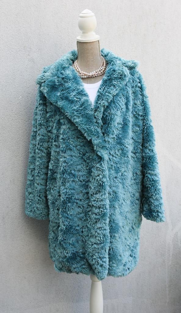 Magnifique manteau bleu Taille unique, New collection, Enlèvement ou Envoi, Neuf, Bleu