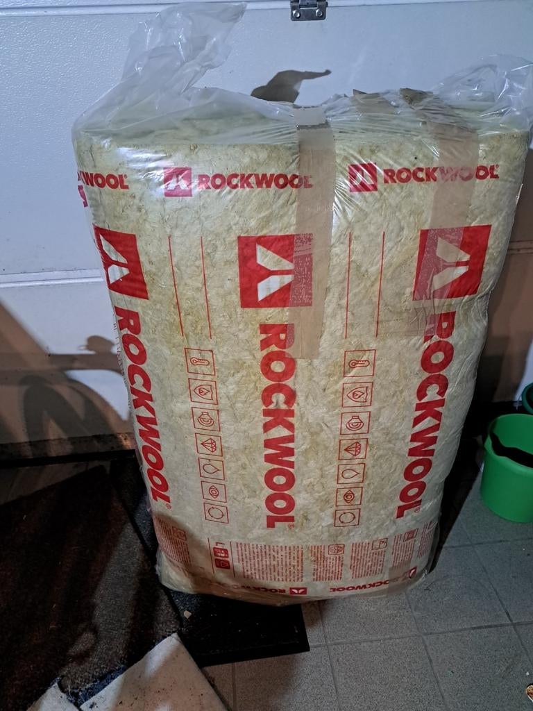 8 cm Rockwool isolatie, Ophalen, Nieuw, Steenwol, Minder dan 5 m²