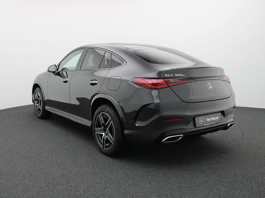 Mercedes-Benz GLC 300e AMG LINE Coupé + PANORAMISCH DAK + D, Automaat, Stof, Gebruikt, Zwart