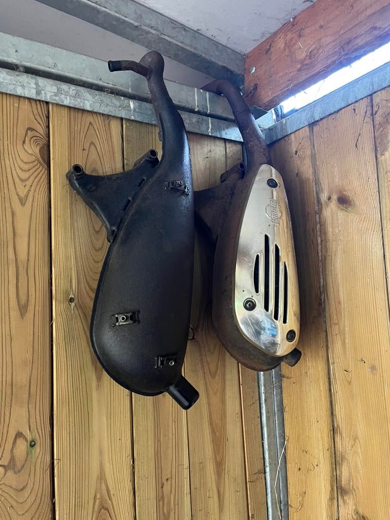 Vespa 2t uitlaten, Vélos & Vélomoteurs, Pièces de cyclomoteur | Puch, Enlèvement, Comme neuf, Pot d'échappement