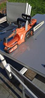 Accukettingzaag, Ophalen, Gebruikt