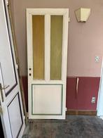 Porte ancienne (19e s) avec partie vitrée, Enlèvement, Utilisé