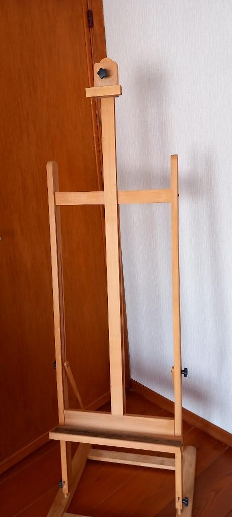 Grand chevalet en bois de hêtre - bon état, Enlèvement, Utilisé, Chevalet