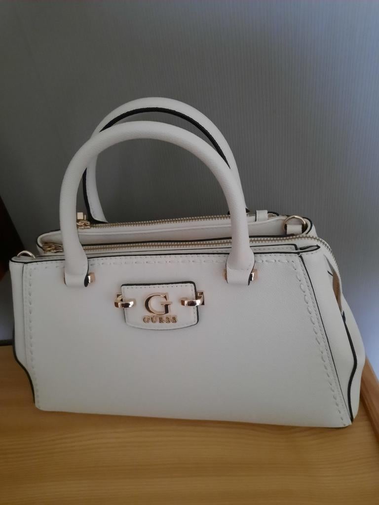 Handtas-schoudertas GUESS NIEUW in wit, Ophalen, Wit, Handtas