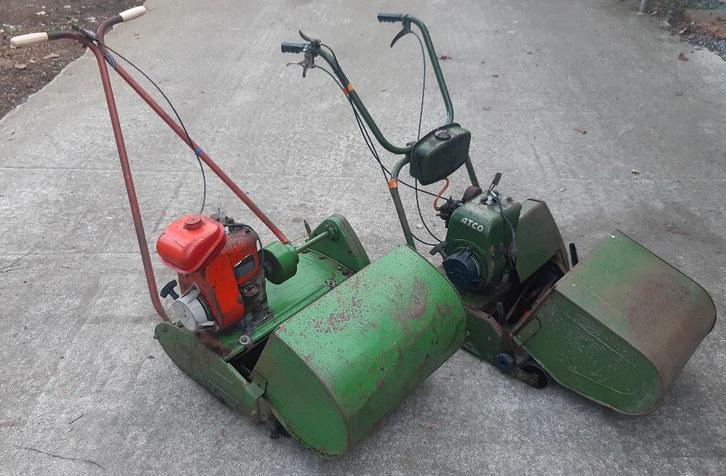 2 kooimaaiers, Tuin en Terras, Grasmaaiers, Opvangbak, Ophalen