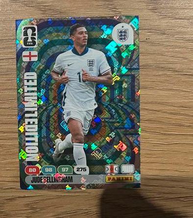 Panini fifa world cup 2026 Hologram kaart Jude Bellingham, Hobby en Vrije tijd, Stickers en Plaatjes, Nieuw, Plaatje, Ophalen of Verzenden