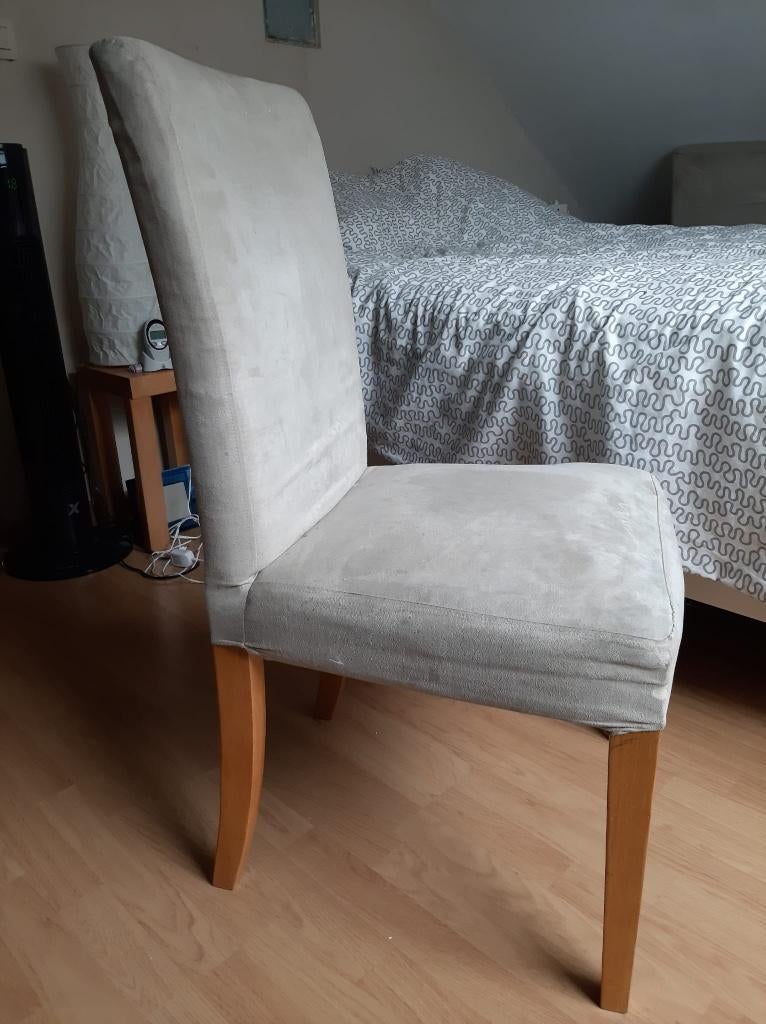 Chaises de SAM hautes beiges (lot de 8), Bois, Autres couleurs, Enlèvement, Cinq, Six Chaises ou plus