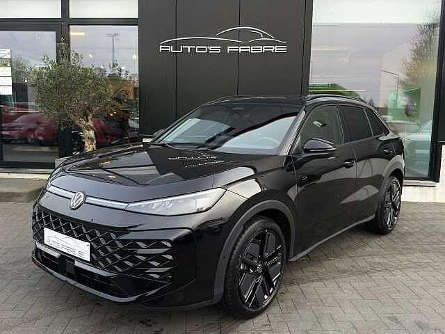 Volkswagen T-Roc R-line 1.5 eTSI DSG|Black Style|Pano|Navi, Auto's, Volkswagen, Automaat, USB, Zwart, 1500 cc