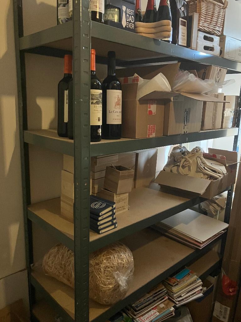 stevige opbergrekken, Ophalen