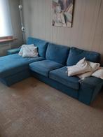 Blauwe hoekzetel van Ikea, Huis en Inrichting, Ophalen, Gebruikt, Stof