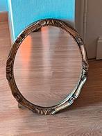 Vergulde ovale spiegel, Antiek en Kunst, Antiek | Spiegels, Ophalen of Verzenden