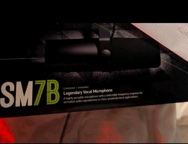 SHURE SM7B NIEUW IN DOOS, Musique & Instruments, Microphones, Enlèvement ou Envoi
