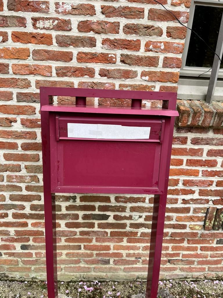 Degelijke sterke brievenbus met twee sleutels, Enlèvement, Utilisé, Aluminium