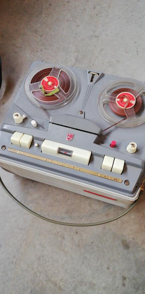 Vintage bandrecorder Philips, TV, Hi-fi & Vidéo, Enregistreurs audio, Enlèvement, Magnétophone