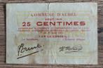 AU12 - Aubel - 25 cents 1915 - Noodgeld Belgie, Enlèvement ou Envoi, Billets en vrac