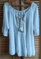 Prachtige geborduurde tuniek large Italy., Vêtements | Femmes, Tops, Taille 42/44 (L), Made in Italy, Enlèvement ou Envoi, Comme neuf