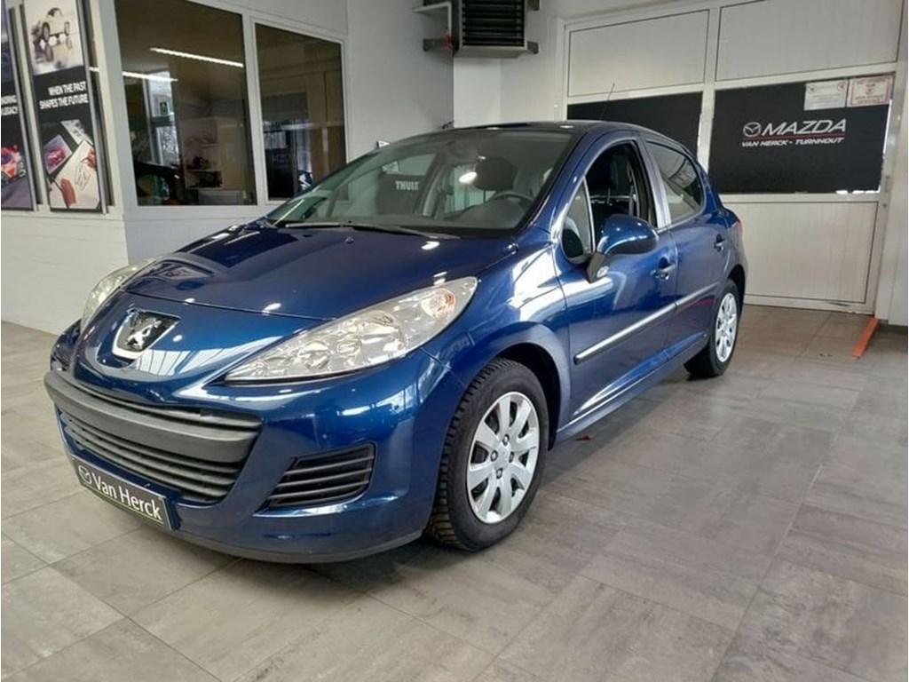 Peugeot 207 1.4i Active + 4 nieuwe banden, Euro 5, 75 pk, Blauw, Bedrijf