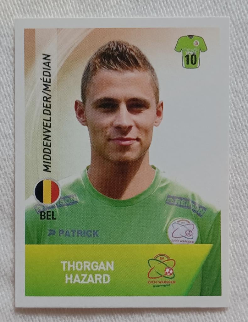Sticker Thorgan Hazard - Pro League 2019-2020, Ophalen of Verzenden, Zo goed als nieuw, Sticker
